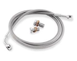 ツインパワー フロントブレーキラインキット 84-10 FXST +10