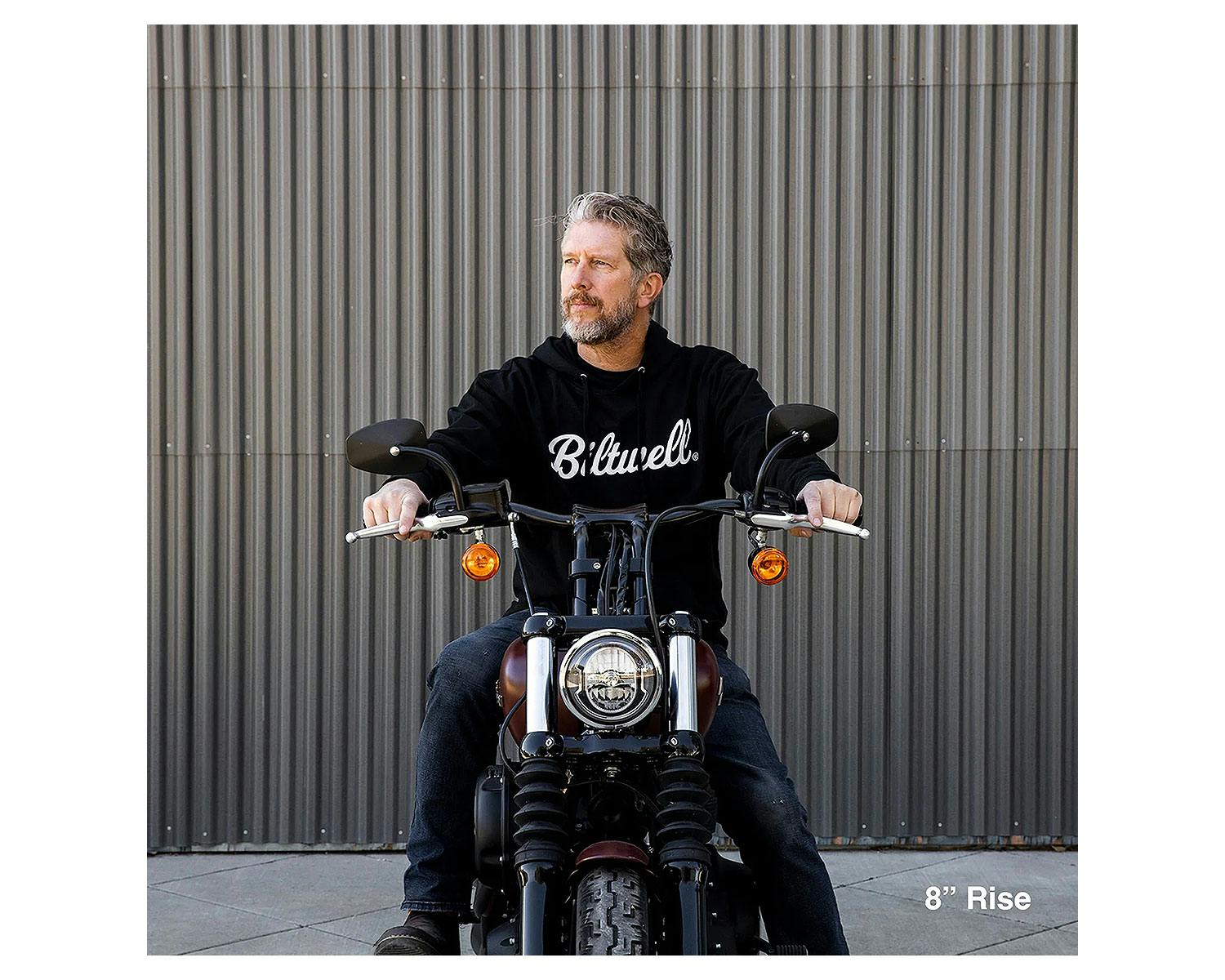 ビルトウェル　12インチ　ライザー Biltwell ビルトウェル 12インチ プルバック ライザー ハーレー