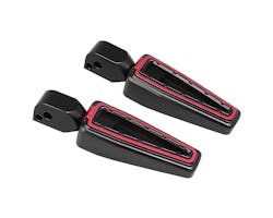 Fangster フットペグ M8ソフテイル BK/RED リア