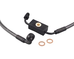 BP ABSシングルブレーキラインキット ロワー FXD +4in