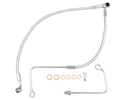 PS ABSシングルブレーキラインキット ロワー ソフテイル