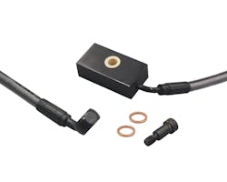 KF ABS用シングルブレーキライン ロワー M8ソフテイル +6in