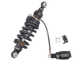 333mm モノショック リモートプリロード ブラック M8ソフテイル