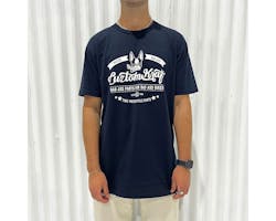 カスタムクラフト‘SIGNATURE’Tシャツ ネイビーブルー XL
