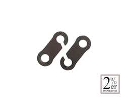2%er ユニバーサルウインカーステー M6 スチールブラック 2P