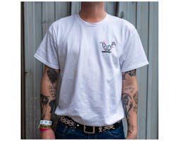 ダイスマガジン CHAINS N BARS Tシャツ ホワイト M