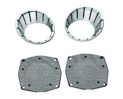 クリアキン LEDスピーカーベゼル クローム 96-13y ツアラー