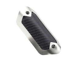 DEI フレキシブル トリム付ヒートシールド 3.5"x6.5" ONYX