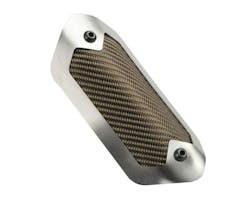 DEI フレキシブル トリム付ヒートシールド 3.5"x6.5" チタニウム