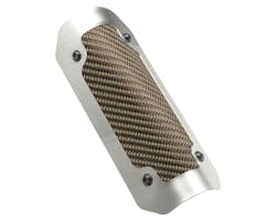 DEI フレキシブル トリム付ヒートシールド 4"x8" チタニウム