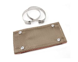 DEI フレキシブル ヒートシールド 4"x8" チタニウム