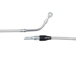 39in アッパークラッチケーブル ステンメッシュ 21y- ツアラー用