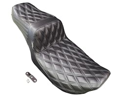 テールウィップシート Wダイヤステッチ 97-01y FLHR