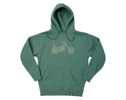 Biltwell PAN プルオーバーパーカー グリーン XL