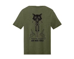 FastEddy ヘルキャット Tシャツ グリーン XL