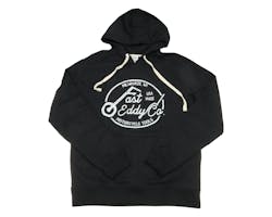 FastEddy ホワイトロゴ プルオーバーパーカー ブラック XXL