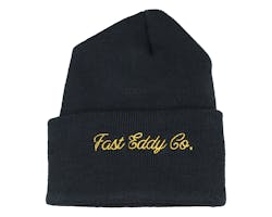 FastEddy ビーニー ブラック/ゴールド