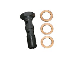 GTS 3/8-24 ダブルバンジョーボルト ステンレスブラック