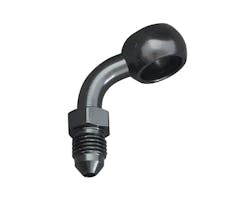 GTS 12mm バンジョー 70°ベント ステンレスブラック