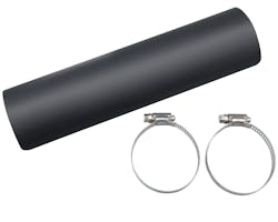 10in ヒートガード 2inパイプ用 ブラック