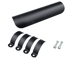 7in ユニバーサルヒートガード 1-3/4inパイプ用 ブラック