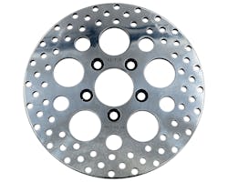 ドリルドステンレスローター 11-22y XL リア ミラーポリッシュ