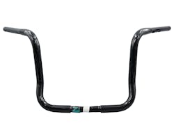 12.5inチャビーエイプバーハンドル 24y- ツアラー グロスBK