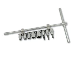 スライディング3/8T字ドライバー ソケット ビット セット