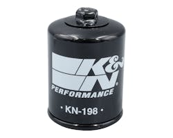 K&N オイルフィルター 14y- インディアン用 ブラック