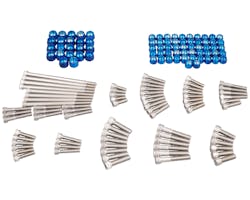 サントロ ボルト・カバーセット ブルー 09y- ツインカム