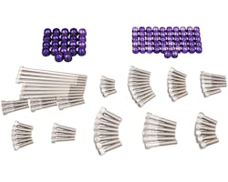 サントロ ボルト・カバーセット パープル 09y- ツインカム