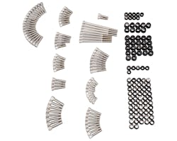 サントロ ボルト・カバーセット ブラック 17y- M8