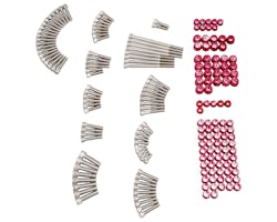 サントロ ボルト・カバーセット レッド 17y- M8