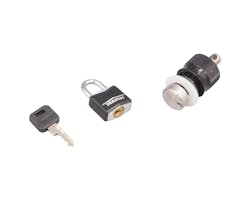 サントロ シート・ヘルメットロックスクリュー 1/4-20 ブラック