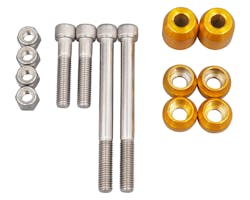 サントロ リアショックマウントボルトセット 09y- ダイナ ゴールド