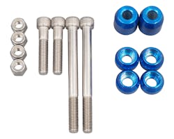 サントロ リアショックマウントボルトセット 09y- ダイナ ブルー