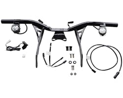 サントロ クラッシュバー 14y- ツアラー ライト付き ブラック