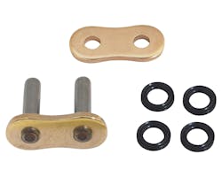 EK NXリング薄型チェーン用 カシメジョイント ゴールド