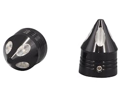 Avon Grips アクスルナットカバー スパイク ブラック 7/8in