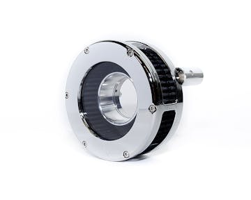 039357 BA スリムエアクリーナー クローム/ブラック クリアカバー 08y-TBW