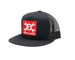 Feuling オリジナルメッシュキャップ RED WRENCH CROSS