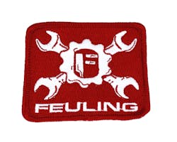 Feuling パッチ RED WRENCH CROSS