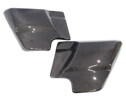 SLYFOX カーボンサイドカバー 09-23y ツアラー BK