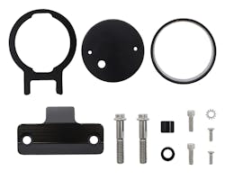 SLYFOX ライザー専用ゲージマウント シングルメーター ブラック