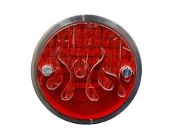 MALCOM ラウンドテールライト ポリッシュ 下フレイムス