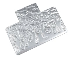 MALCOM スクエアテールライト用ナンバーステー 下フレイムス