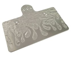 MALCOM ラウンドテールライト用ナンバーステー 下フレイムス