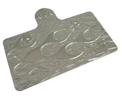 MALCOM ラウンドテールライト用ナンバーステー 横フレイムス