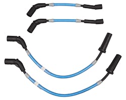 プラグコードセット ブルー 18y- M8ソフテイル