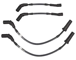 プラグコードセット ブラック 18y- M8ソフテイル